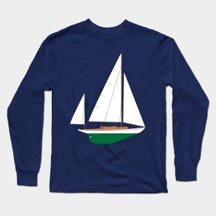 Concordia Yawl Sailboat Long Sleeve T-Shirt